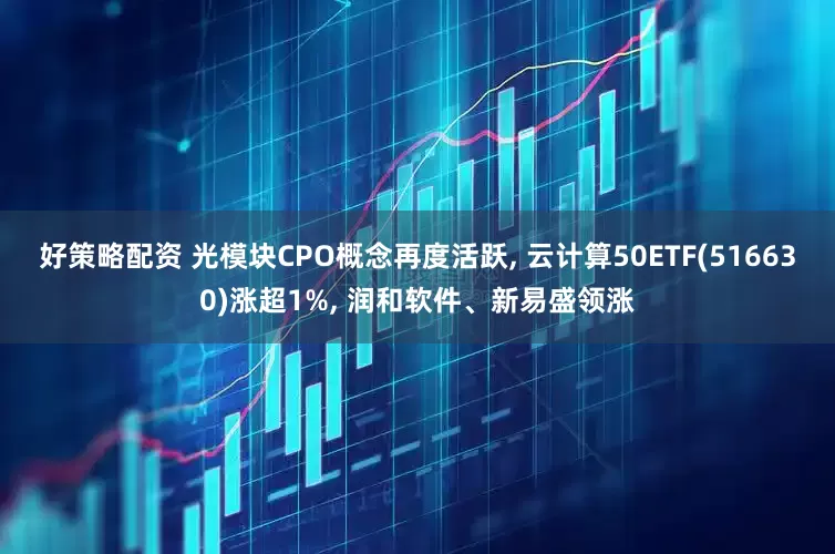 好策略配资 光模块CPO概念再度活跃, 云计算50ETF(516630)涨超1%, 润和软件、新易盛领涨